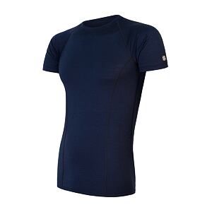 SENSOR MERINO ACTIVE tee ss MEN deep blue