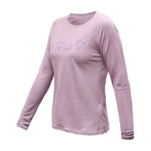 SENSOR MERINO BLEND ELEMENTS WOM TEE LS mystic violet