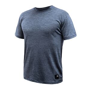 SENSOR MERINO LITE MEN TEE SS mottled blue