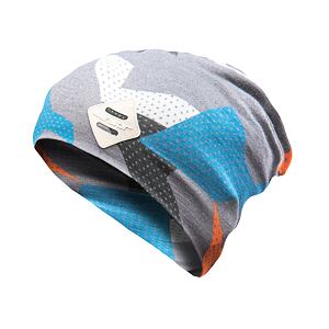 SENSOR BEANIE MERINO IMPRESS blue/camo