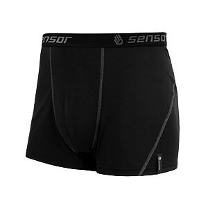 SENSOR DOUBLE FACE BOXERS SHORTENED MEN BLACK