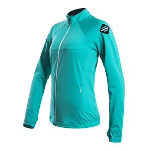 COOLMAX THERMO sweatshirt full zip WOM sea green