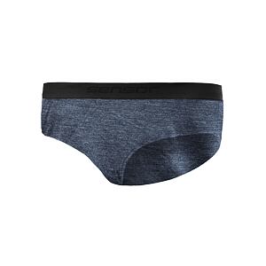 SENSOR MERINO LITE WOM PANTIES mottled blue