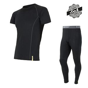 SENSOR SET MERINO ACTIVE MEN tee ss + underpants