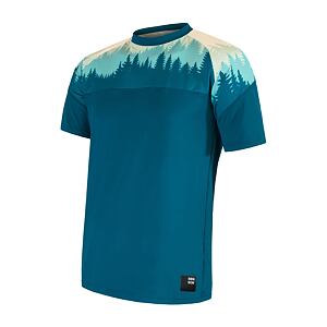 COOLMAX IMPRESS tee ss MEN saphire/trees