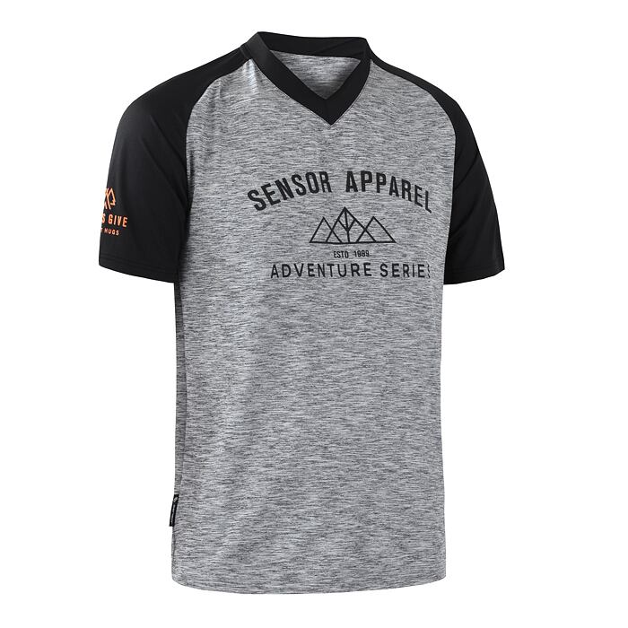 SENSOR CYCLE jersey SS MEN gry/blk CHARGER