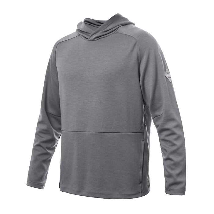 SENSOR MERINO UPPER traveller MEN HOODIE grey