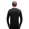 SENSOR MERINO AIR traveller MEN TEE LS black