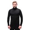 SENSOR MERINO BLEND MEN TEE TURTLE NECK LS black