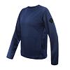 SENSOR MERINO UPPER traveller WOM HOODIE deep blue