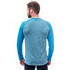 CYCLE jersey LS MEN blu/blu CHARGER