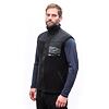 SENSOR TEDDY MEN VEST fleece zip black