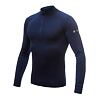 MERINO ACTIVE tee ls zip MEN deep blue