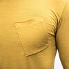 SENSOR MERINO AIR traveller MEN TEE LS mustard