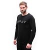 SENSOR MERINO BLEND ELEMENTS MEN TEE LS black