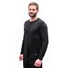 SENSOR MERINO AIR traveller MEN TEE LS black